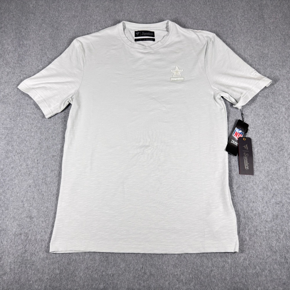 Dallas Cowboys Shirt Med Gray Fanatics Signature Lightweight Modal Tee Shirt NWT